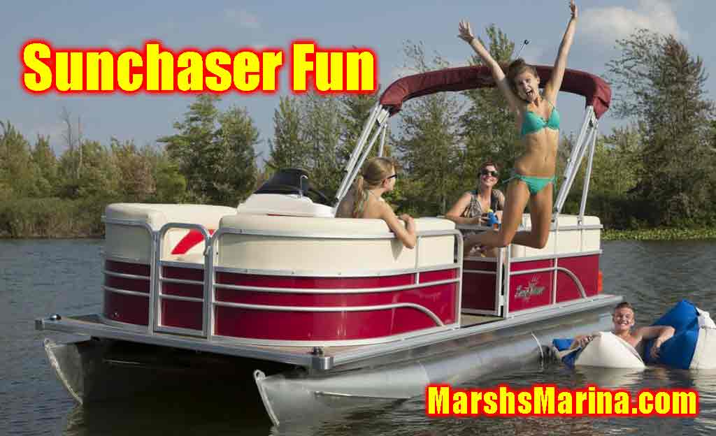 Sunchaser Pontoon Boat Fun